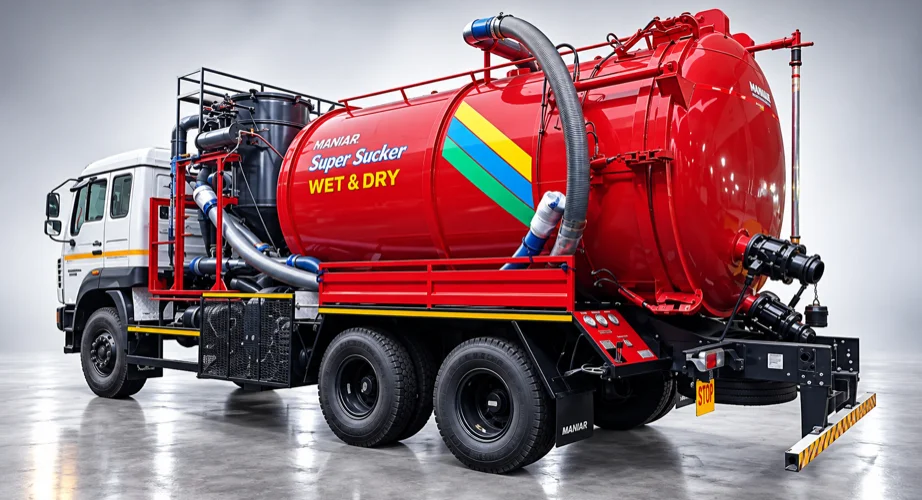 Super Sucker high-flow vacuum truck