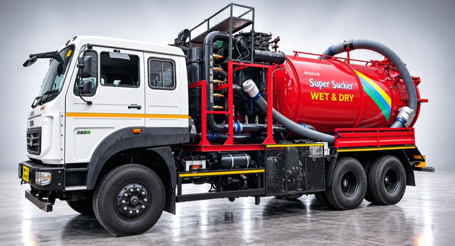 Super Sucker high-flow vacuum truck