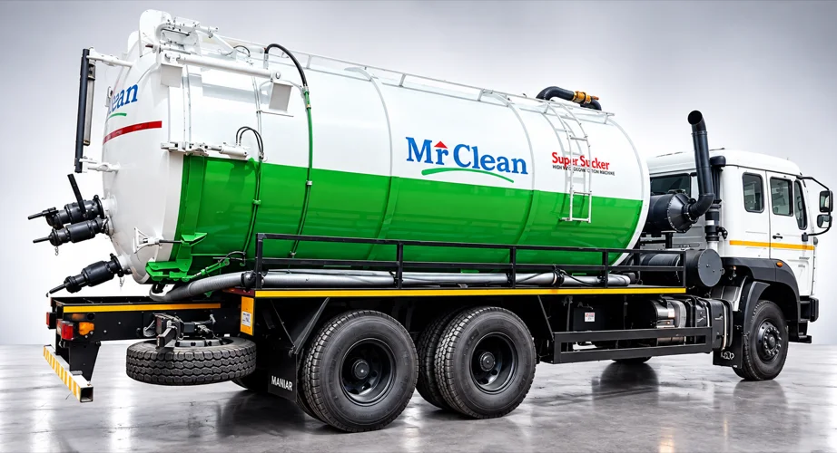 Super Sucker high-flow vacuum truck