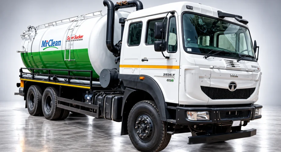Super Sucker high-flow vacuum truck
