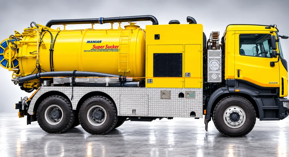 Super Sucker high-flow vacuum truck