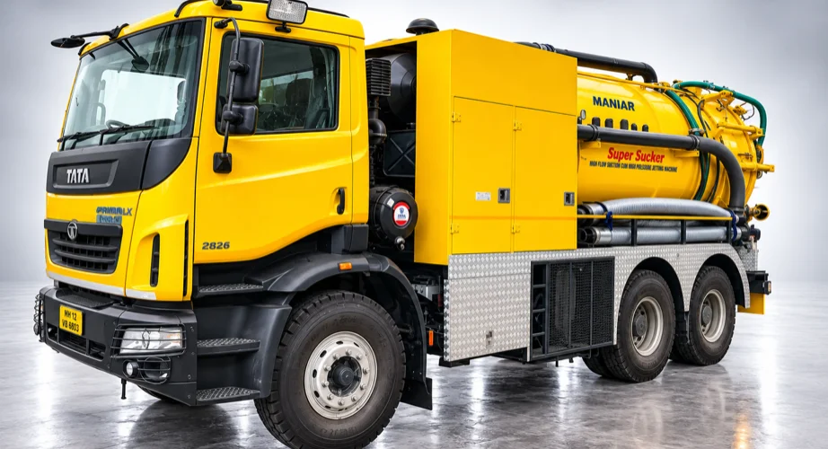 Super Sucker high-flow vacuum truck