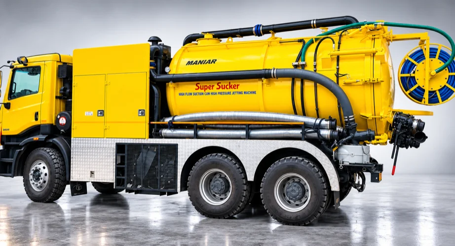 Super Sucker high-flow vacuum truck