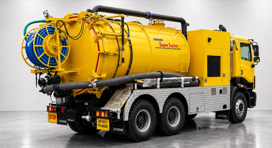 Super Sucker high-flow vacuum truck