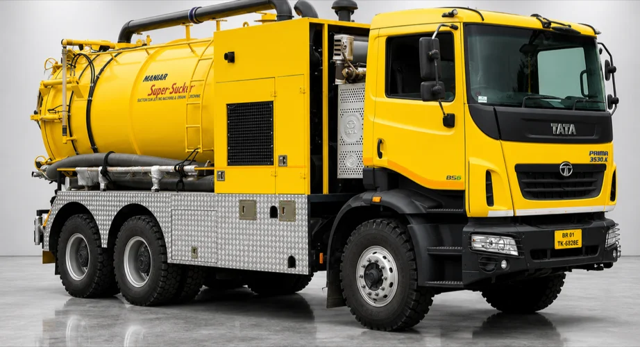 Super Sucker high-flow vacuum truck